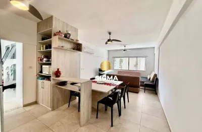 Apartamento com 3 quartos sendo 1 suíte à venda, 90 m² por r$ 560.000 - jardim astúrias - guarujá/sp.