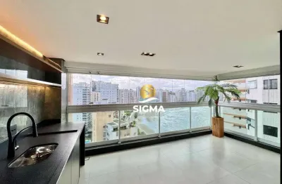 Apartamento com 3 suítes  à venda, 120 m² por r$ 1.800.000 - praia das astúrias - guarujá/sp