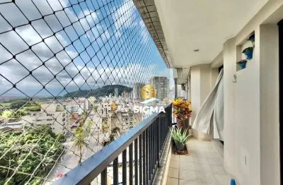 Apartamento com 3 quartos sendo 1 suíte à venda, 97 m² por R$ 650.000 - Tombo - Guarujá/SP.