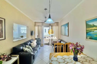 Apartamento com 1 Suíte à venda, 55 m² por R$ 382.000 - Pitangueiras - Guarujá/SP