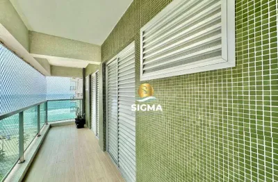 Apartamento com 4 dormitórios à venda, 140 m² por r$ 1.300.000,00 - pitangueiras - guarujá/sp