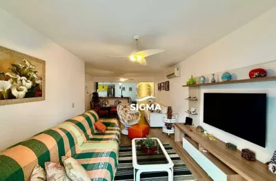 Apartamento com 3 dormitórios à venda, 145 m² por r$ 900.000,00 - pitangueiras - guarujá/sp