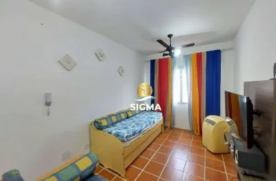 Apartamento com 1 dormitório à venda, 50 m² por R$ 220.000,00 - Enseada - Guarujá/SP