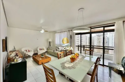 Apartamento com 3 dormitórios sendo 2 suítes à venda, 127 m² por R$ 795.000 - Pitangueiras - Guarujá/SP.