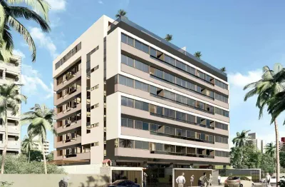 Apartamento à venda em cabedelo, camboinha, com 2 quartos, 46,6m²