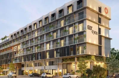 Studio à venda em joão pessoa, jardim oceania, com 1 quarto, 17,57m²