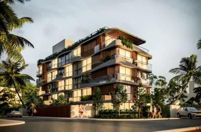 Studio à venda em joão pessoa, cabo branco, com 1 quarto, 24,56m²