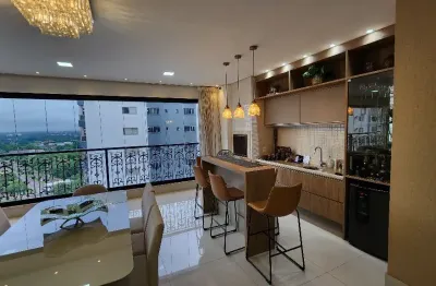 Apartamento com 3 suítes, planejados e ar,  no jd das américas