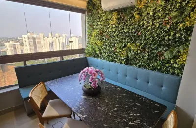 Apartamento bravie mobiliado com muito bom gosto com 2 suítes jd. aclimação