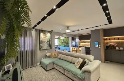 Apartamento bravie mobiliado com muito bom gosto com 2 suítes jd. aclimação