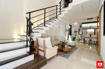 Casa à venda no residencial mac knight em santa bárbara d'oeste com 3 quartos (3 suítes) e 4 vagas de garagem