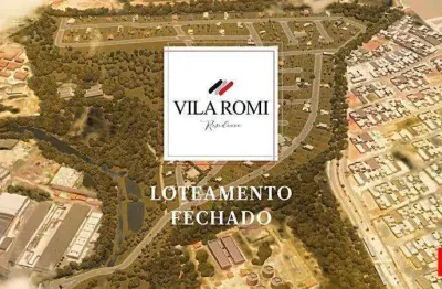Terreno à venda no residencial vila romi em santa bárbara d'oeste