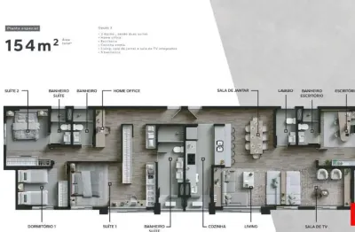 Apartamento à venda com 3 quartos (2 suítes) e 4 vagas no vitra residence de santa bárbara d’oeste