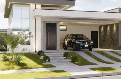 Casa de alto padrão à venda no residencial mac knight em santa bárbara d'oeste com 3 quartos (3 suítes) e 4 vagas de garagem