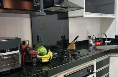 Apartamento à venda no condomínio villa di lucca em americana com 2 quartos (1 suíte) e 2 vagas de garagem