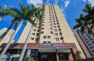 Slaviero essential londrina flat hotel-  apartamento à venda com 1 suíte, 45m² -  centro, londrina,