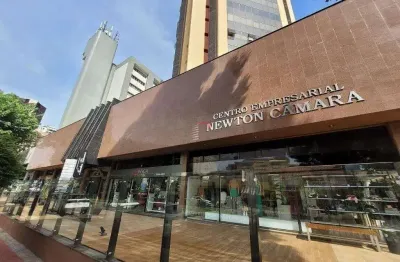 Ed. centro comercial newton camara - sala à venda com 92m², 2 vagas - centro, londrina, pr