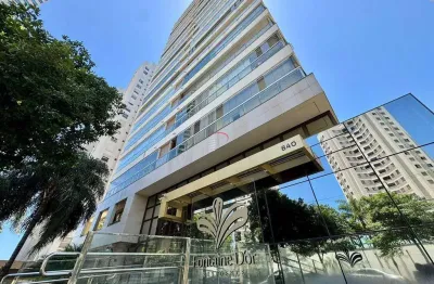 Ed. fountain d'or - apartamento para locação com 3 dormitórios (1 suíte), 2 vagas, 93m² - gleba faz
