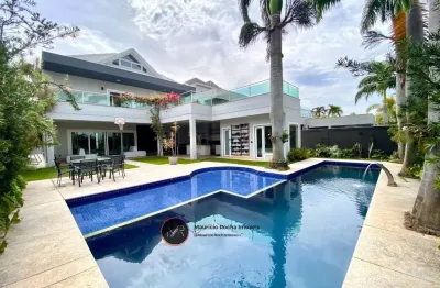 Casa em condomínio de luxo na barra da tijuca com 552m² - rio de janeiro-rj