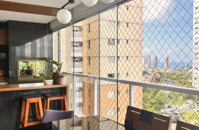 Apartamento greenvilli 34 mobiliado, vista mar,  decoradissimo