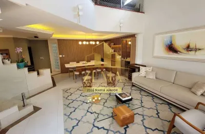 Sobrado amplo, 03 dorms, mezanino, piscina, 08 vagas, excelente localização