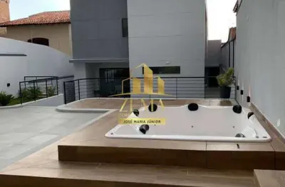 Sobrado atualizado, 290m2, 500m2 de area, 03 suites, amplo gourmet, jacuzzi