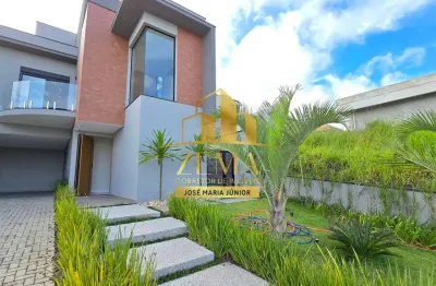 Casa em condomínio, 217m2 / 378 área, piscina, 04 suítes, excelente projeto