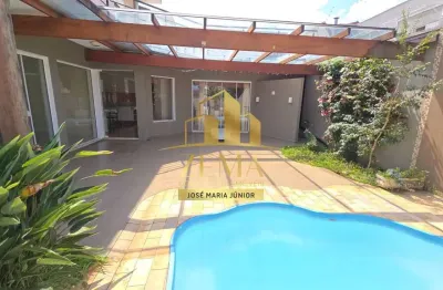 Sobrado alto padrão, esquina, 04 dorm, piscina, gourmet, 281m2, planejados