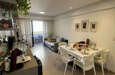 Apartamento para venda possui 75 metros quadrados com 3 quartos em boa viagem - recife - pe