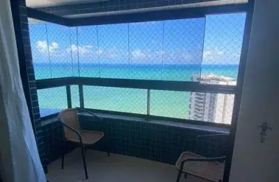 Belíssima vista para o mar. andar super alto, bem ventilado, mobiliado completo.