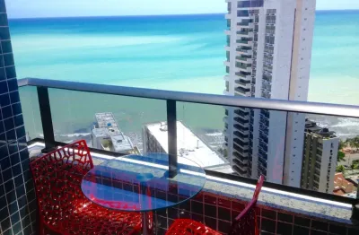 Belíssima vista para o mar. andar super alto, bem ventilado, mobiliado completo.