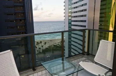 Apartamento no pina | 126m² | 4 quartos | varanda com vista mar | 40m da praia | 2 vagas.