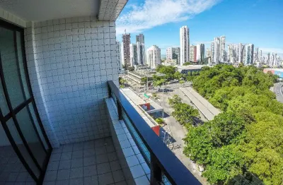 Apartamento no pina | 73m² | 2 quartos | varanda com vista livre | andar alto | com academia