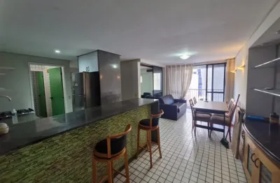 Alugo - apartamento no pina | 62m² | 2 quartos | varanda | 50m da praia | lazer