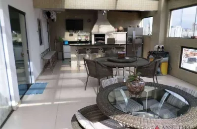 Cobertura à venda, 264 m² por r$ 1.500.000,00 - jardim do mar - são bernardo do campo/sp