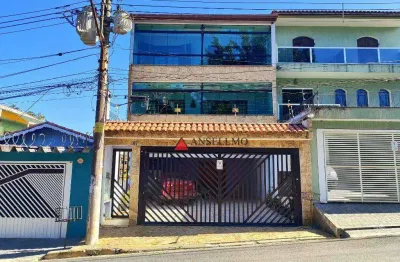 Sobrado à venda, 300 m² por r$ 890.000,00 - jordanópolis - são bernardo do campo/sp