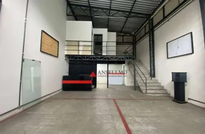 Galpão para alugar, 105 m² por r$ 6.830,00/mês - nova petrópolis - são bernardo do campo/sp