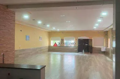 Salão para alugar, 250 m² por r$ 9.550,00/mês - jardim do mar - são bernardo do campo/sp