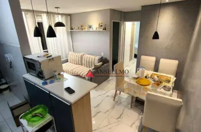 Apartamento com 2 dormitórios à venda, 56 m² por r$ 450.000,00 - planalto - são bernardo do campo/sp