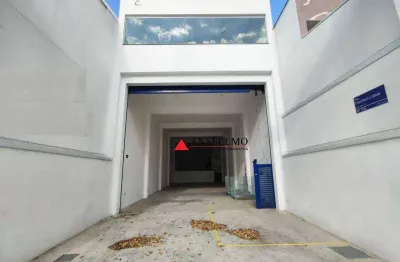 Galpão para alugar, 285 m² por r$ 7.900,00/mês - bangu - santo andré/sp