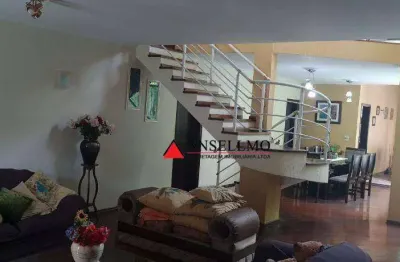Sobrado com 3 dormitórios à venda, 417 m² por r$ 1.350.000,00 - parque dos pássaros - são bernardo do campo/sp