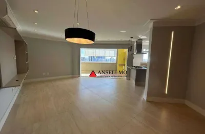 Apartamento com 3 dormitórios para alugar, 158 m² por r$ 9.796,00/mês - vila assunção - santo andré/sp