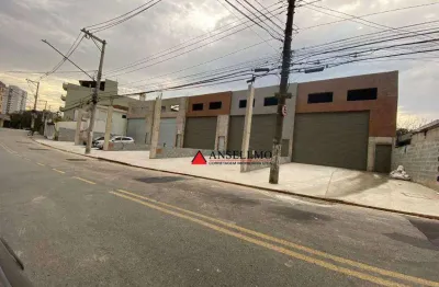 Galpão para alugar, 250 m² por r$ 12.000,00/mês - assunção - são bernardo do campo/sp