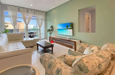 Apartamento com 4 dormitórios à venda, 147 m² por r$ 760.000,00 - enseada - guarujá/sp