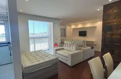 Apartamento com 2 dormitórios, 71 m² - venda por r$ 650.000,00 ou aluguel por r$ 4.897,38/mês - centro - são bernardo do campo/sp