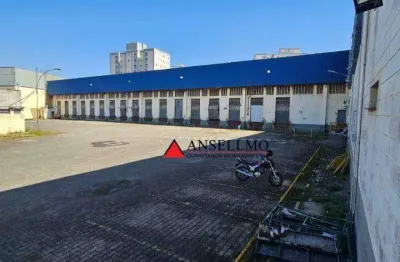 Galpão para alugar, 8000 m² por r$ 221.000,00/mês - utinga - santo andré/sp