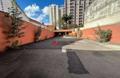 Terreno para alugar, 400 m² por r$ 9.000,00/mês - jardim - santo andré/sp