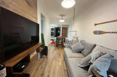 Apartamento com 2 dormitórios à venda, 60 m² por r$ 670.000,00 - ocian - praia grande/sp