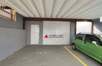 Salão para alugar, 120 m² por r$ 2.900/mês - bangu - santo andré/sp