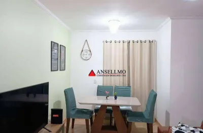 Apartamento com 3 dormitórios, com 1 suíte à venda, 59 m² por R$ 490.000 - Planalto - São Bernardo do Campo/SP